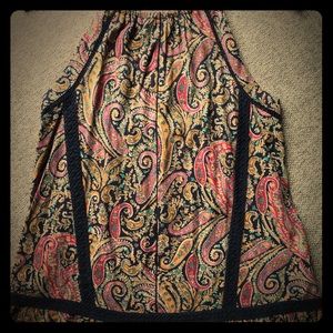 Lucky Brand Bohemian Paisley Print Tank